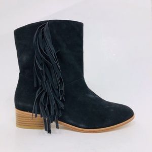 PLOMO Intermix Boots Pull On Fringe Ranya Suede An